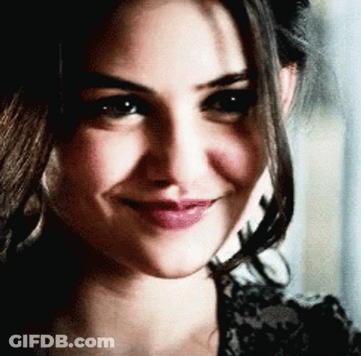 Danielle Campbell Davina Claire The Originals Smiling GIF