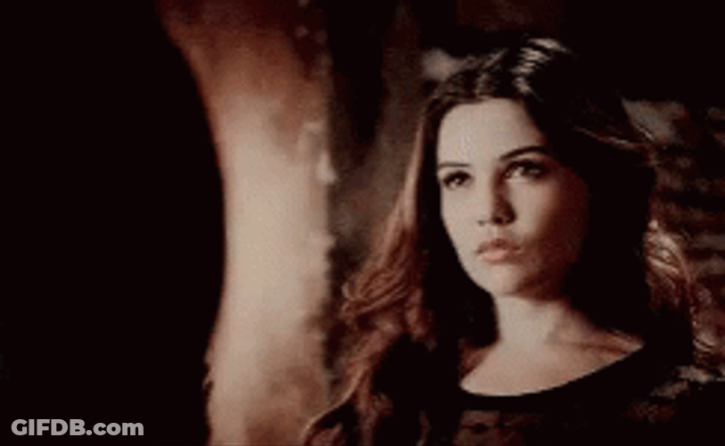 Danielle Campbell Davina The Originals Staring GIF
