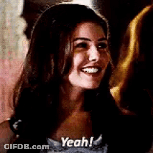 Danielle Campbell Smiling And Nodding GIF