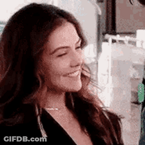 Danielle Campbell Smiling Sweetly And Happy GIF