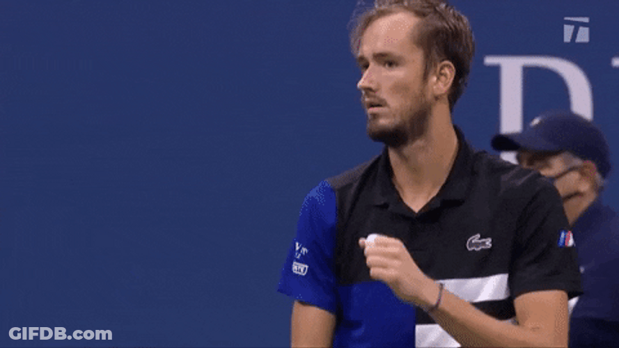 Daniil Medvedev Fist GIF
