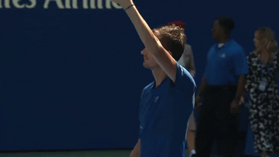 Daniil Medvedev Waving GIF