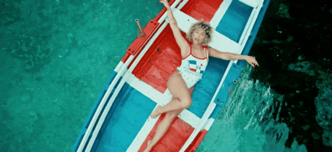 DaniLeigh Dominican Mami Boat Scene GIF