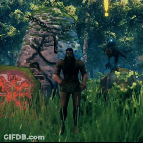 Danking's Video Game Man With Beard GIF