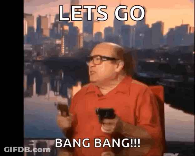 Danny DeVito Bang Bang GIF