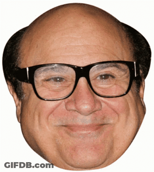 Danny Devito Chip Transformation GIF