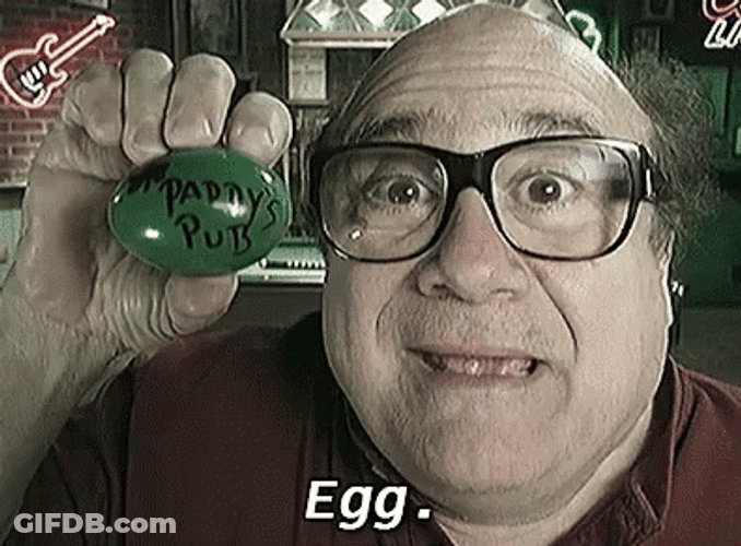 Danny DeVito Egg Always Sunny GIF
