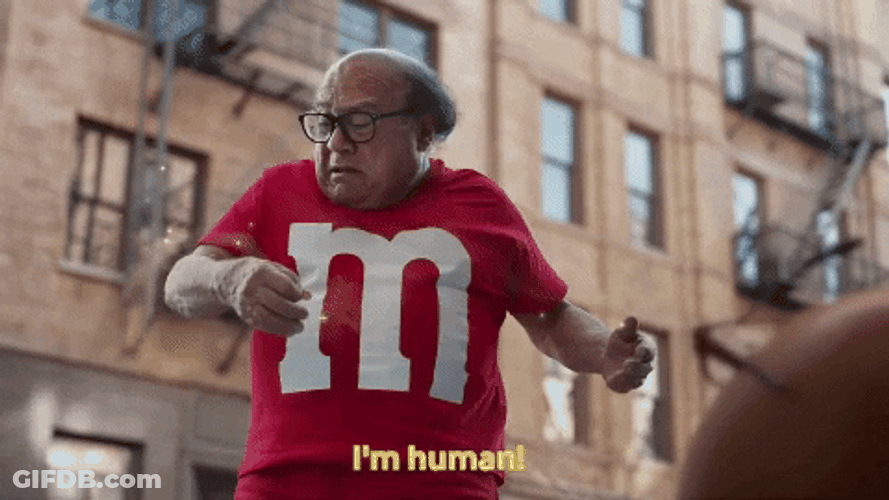 Danny Devito Happy I'm Human GIF