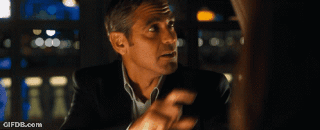 Danny Ocean Requesting Whiskey GIF