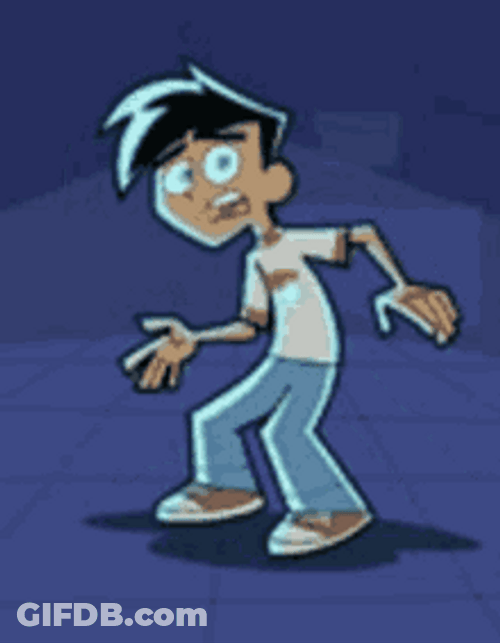Danny Phantom Ghost Transformation Animaton GIF