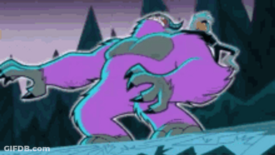 Danny Phantom Knocking Down Enemy GIF