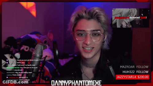 Danny Phantom On Live Stream GIF