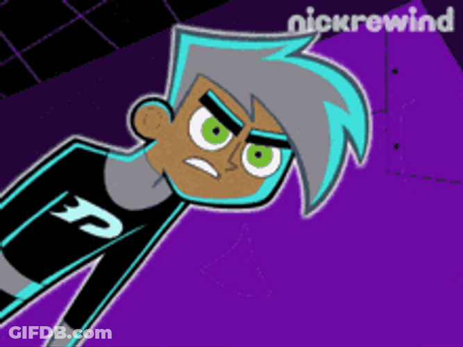 Danny Phantom's Ghost Identity Duplicating GIF
