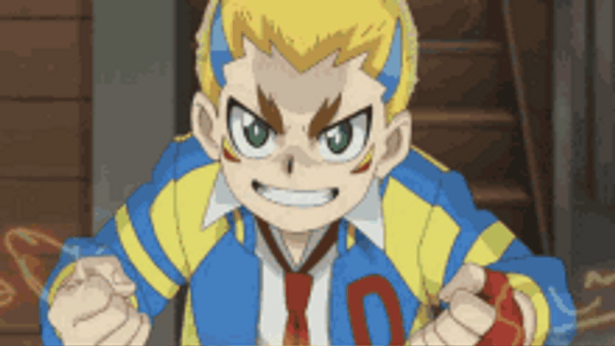 Dante Koryu's Beyblade Battle GIF