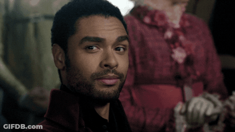 Daphne Bridgerton And Simon Basset Gaze GIF