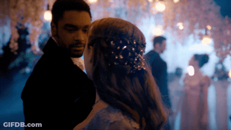 Daphne Bridgerton Simon Basset Promenade Dance GIF