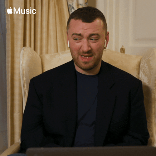 Dapper Sam Smith Looking Away GIF