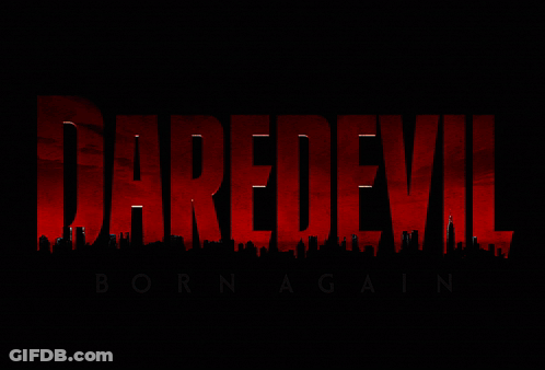 Daredevil Born Again Poster City Skyline GIF