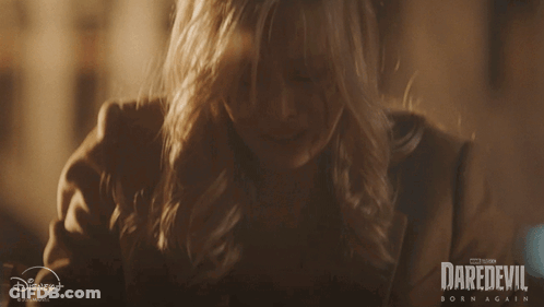 Daredevil Born Again Poster Woman GIF