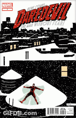 Daredevil Comic Book Cover Man Without Fear GIF