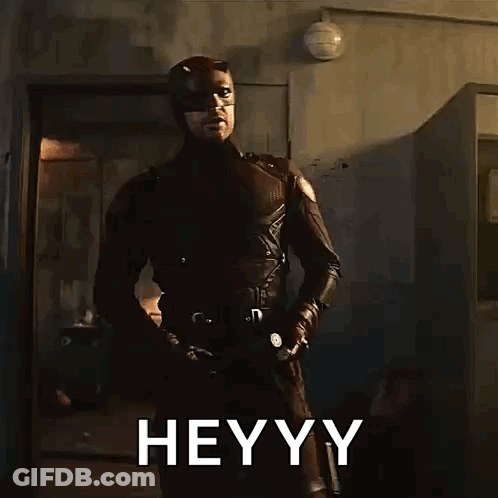 Daredevil Man Saying Heyyy GIF