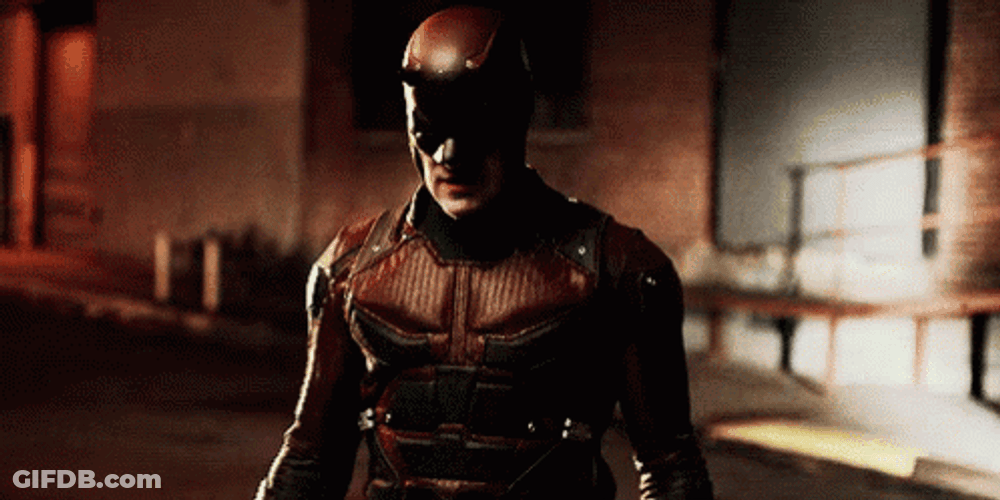 Daredevil Sighing GIF