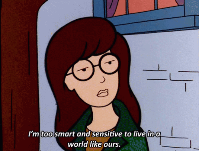 Daria Disappointed With The World GIF