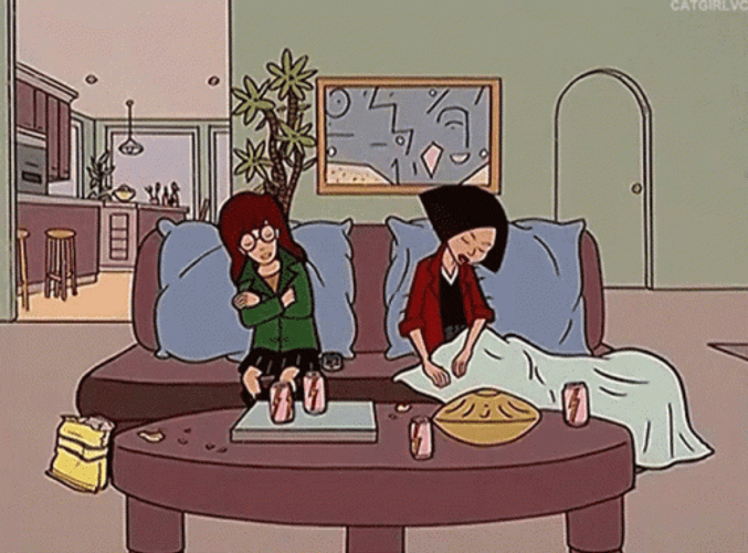 Daria Falling Asleep GIF