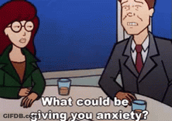 Daria Having An Anxious Life GIF