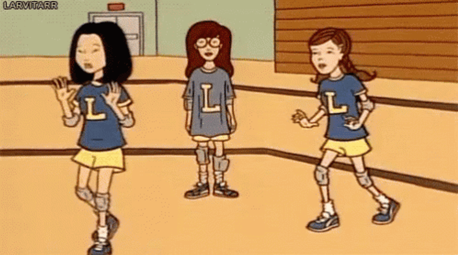 Daria Missing The Ball GIF