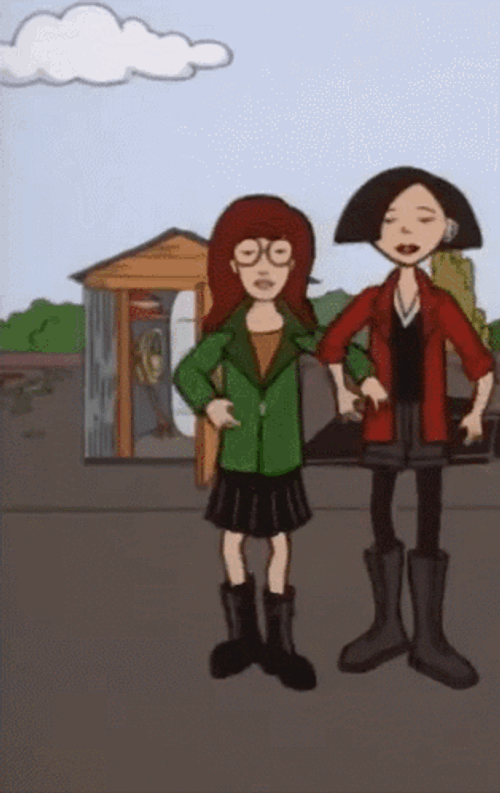 Daria Morgendorffer Jane Lane GIF