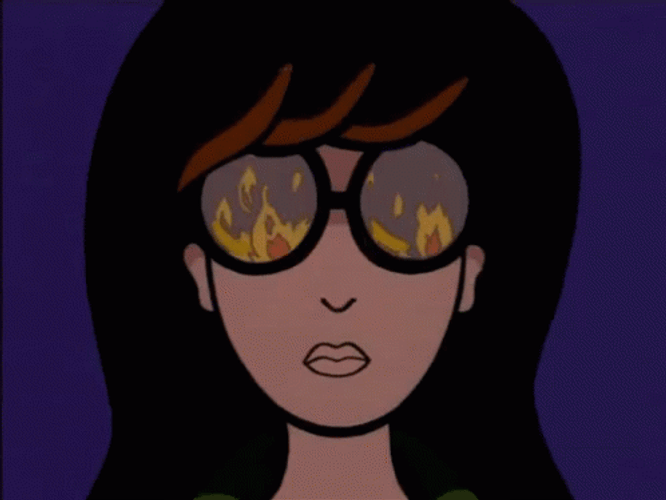 Daria Seeing Fire GIF