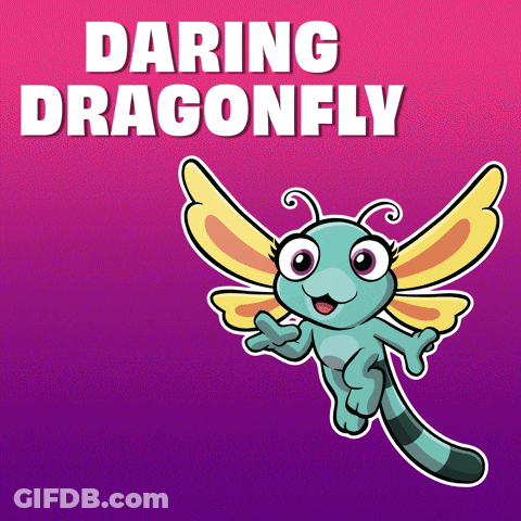 Daring Dragonfly Poster GIF