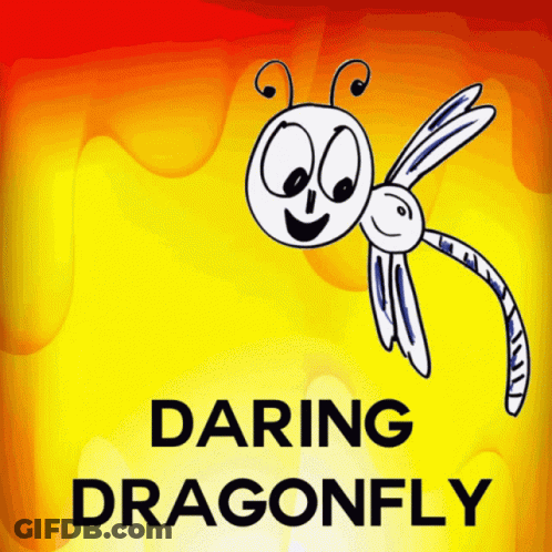 Daring Dragonfly Poster GIF