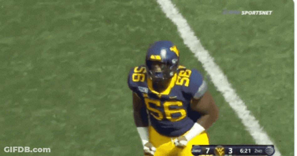 Darius Stills Mountaineers Player Hitting His Helmet GIF