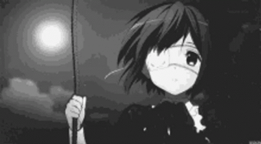 Dark Anime Rikka Takanashi GIF