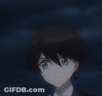 Dark Background Blue Eyed Face Close Up GIF