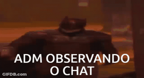 Dark Background With Adm Observando O Chat GIF