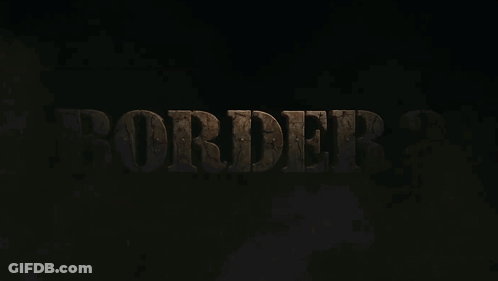 Dark Background With Border 2 In Rough Style GIF