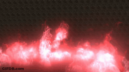 Dark Background With Red Smoke GIF