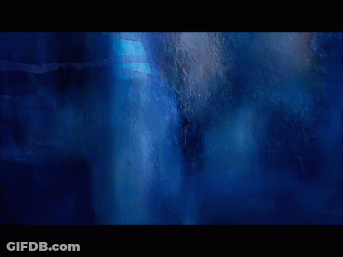 Dark Blue Background With Light Spots GIF
