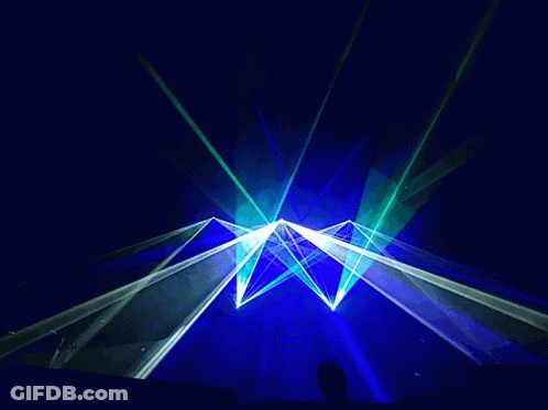 Dark Blue Background With Rays GIF