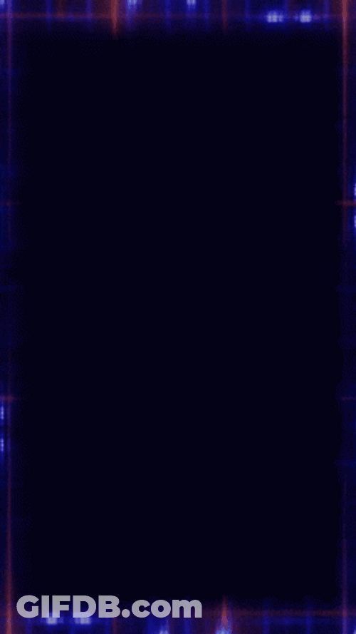 Dark Board Running Lights Border GIF