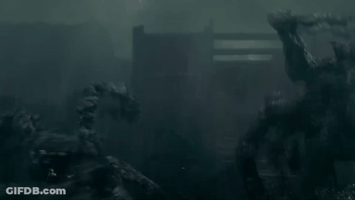 Dark Bridge Scene With Trees GIF