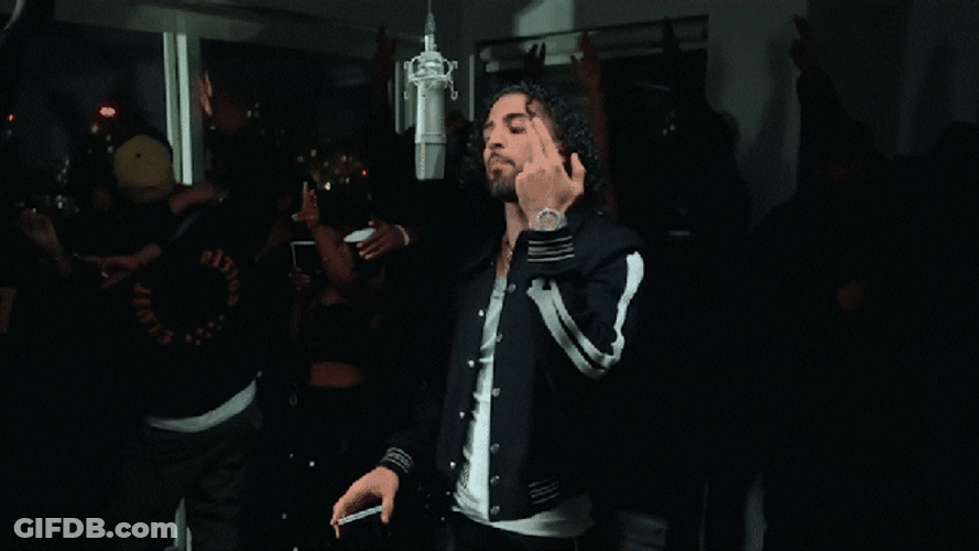 Dark Dancehall B Young Rapper GIF