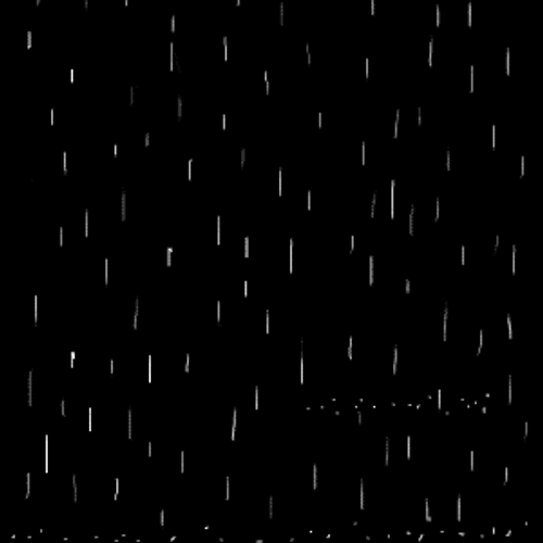 Dark Falling Rain Animation GIF