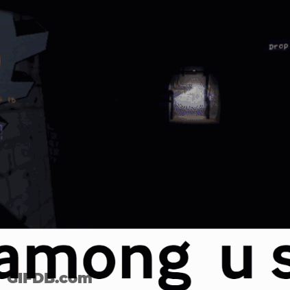 Dark Hallway Among Us GIF