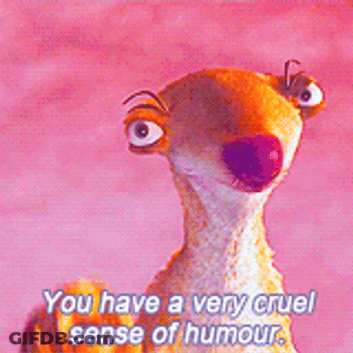 Dark Humor Ice Age Sid GIF