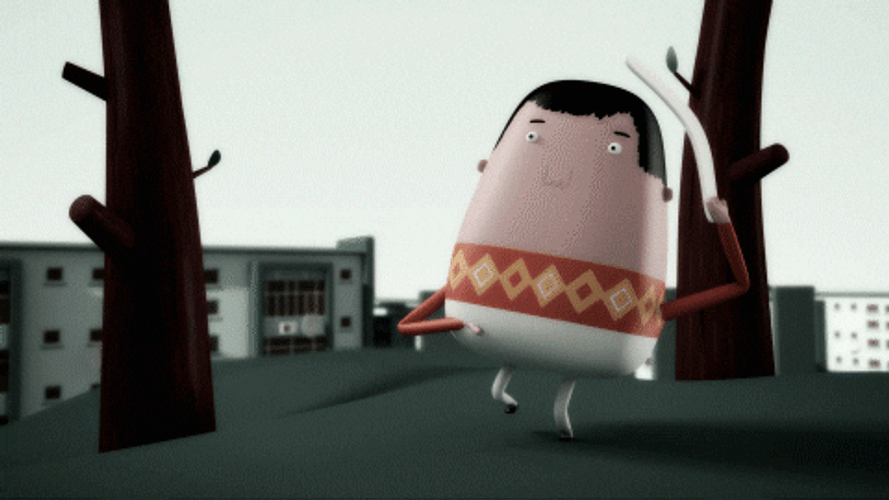 Dark Humor Job Joris Boomerang Hit GIF