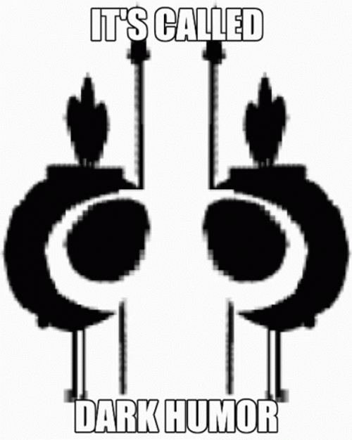 Dark Humor Rotating Bow And Arrow GIF